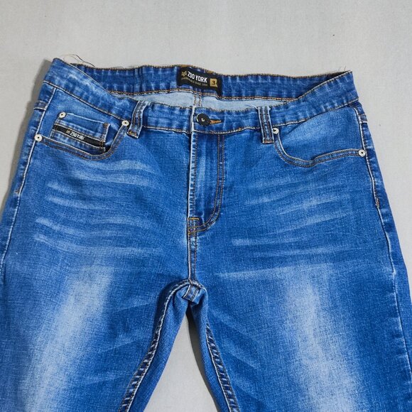 Zoo York stretch slim jeans men's size 34 denim blue colour - Picture 2 of 15
